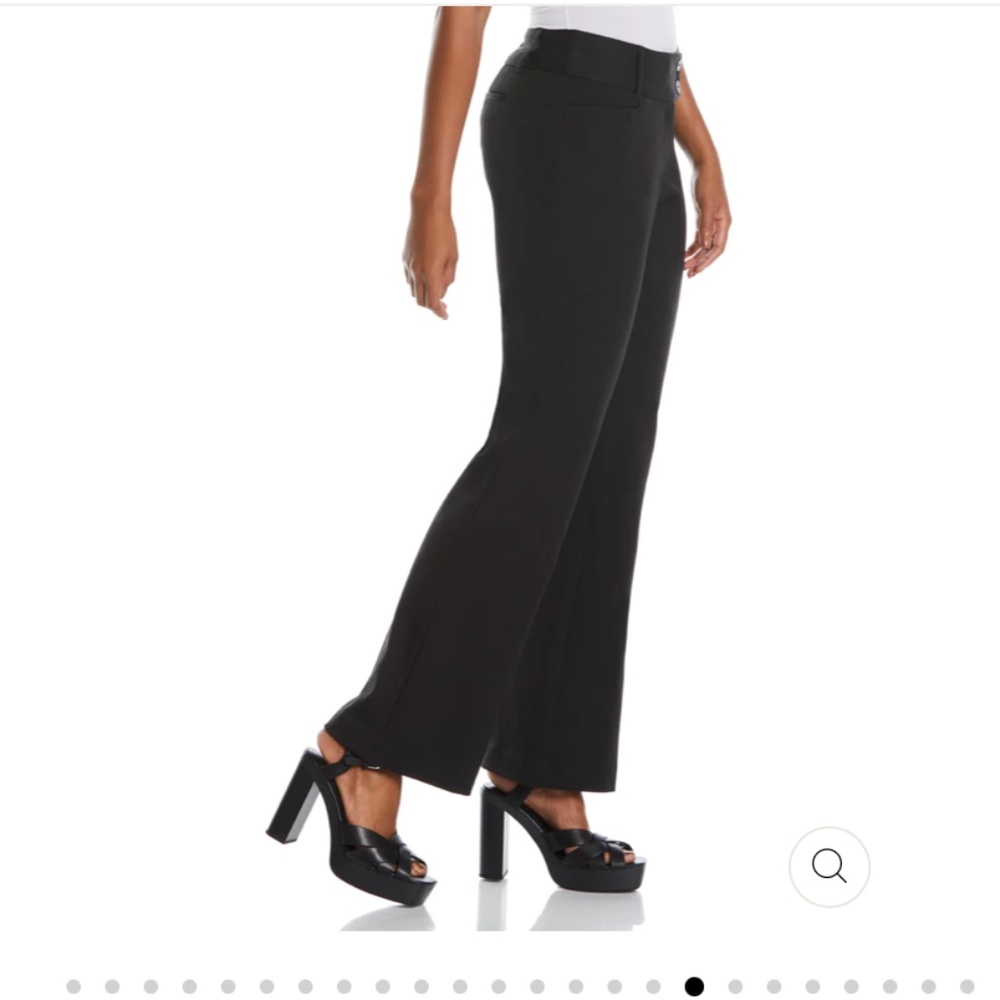 Rafaela petites curvy bootleg gabardine trousers in graphite. NWT. Retail 60